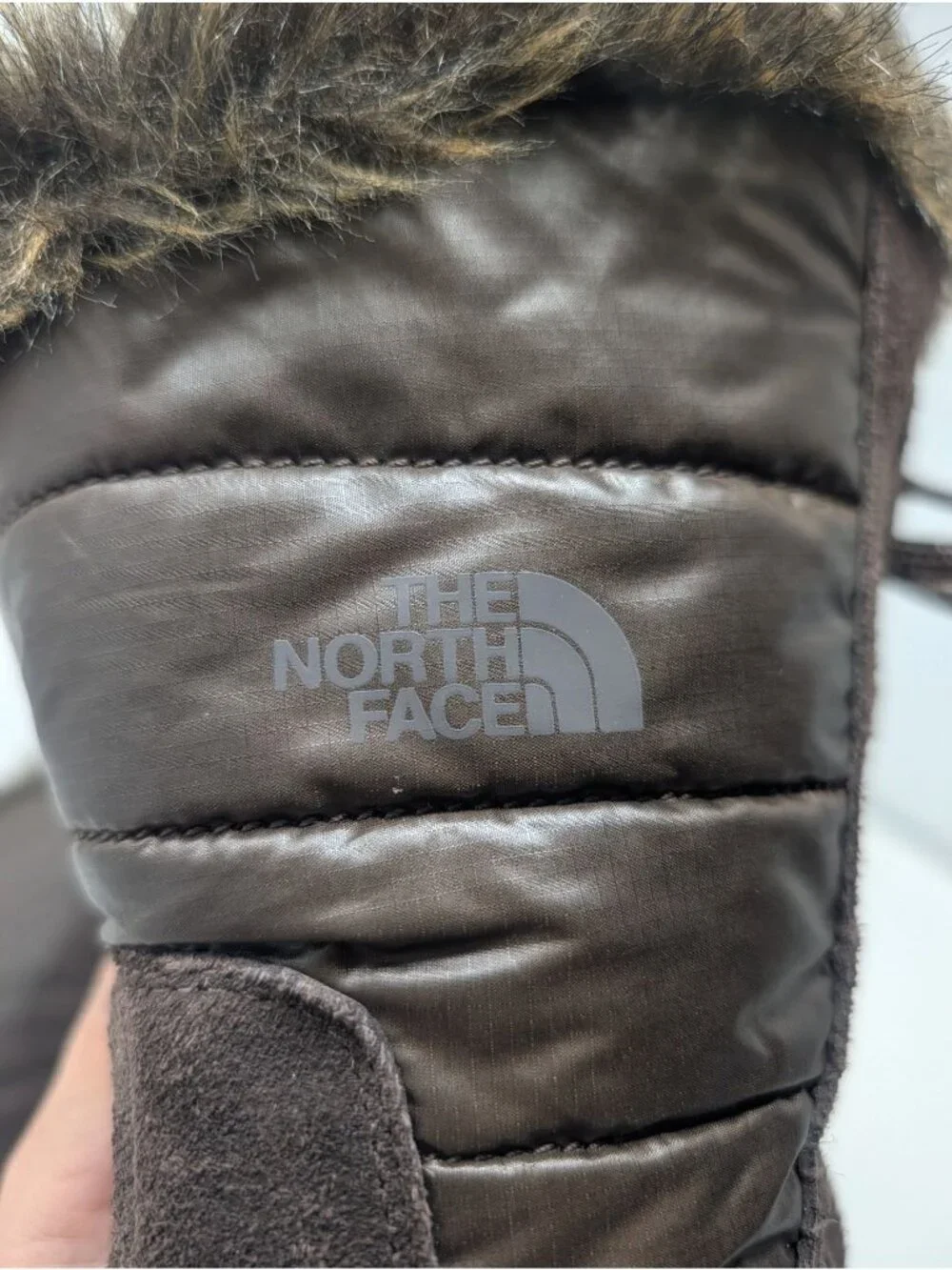 The North Face Boots 8 Brown Nuptse Purna Faux Fur